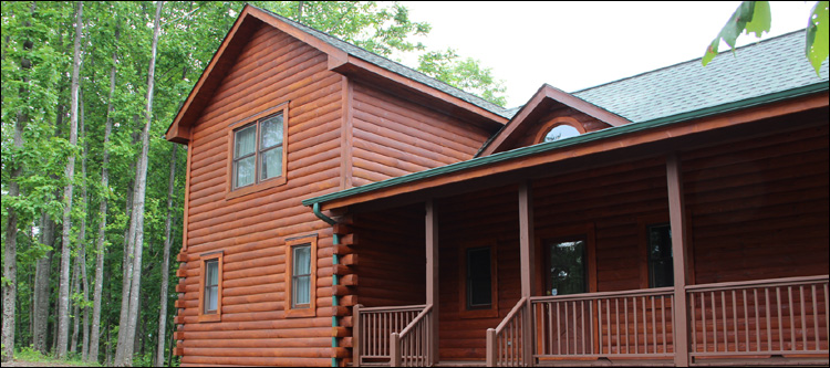 Log Home Staining in Hardin County, Ohio