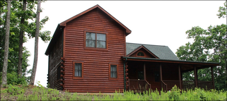 Professional Log Home Borate Application  Hardin County, Ohio